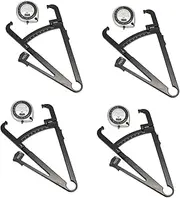 8 Pcs Fat Clip Set Body Fat Pincher Watch Tools Telescopic Tape Measure Bmi Measurement Tool Measurement Tape Tool Calculator Caliper Ruler Scales Fiberglass Tape Tester Number