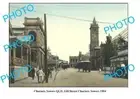 OLD LARGE PHOTO CHARTERS TOWERS QLD GILL STREET c1904