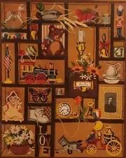Sunset Stitchery"Bits and Pieces Memory Box" 1981 Kit
