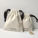 客製化 飾品袋 收納袋 禮品袋 工廠新款抽繩小布袋束口棉布袋珠寶飾品拉繩袋收納小棉布袋印LOGO