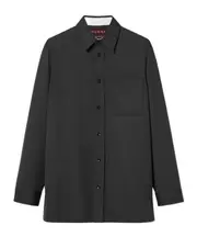 Gucci Drop Shoulder Shirt IT52,IT50,IT48,IT46 Dark grey and navy blue