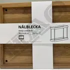 IKEA Kitchen Countertop Organizer Metal/Bamboo Spice Rack 2 tire Storage Shelf