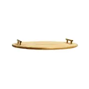 Alex Liddy Acacia Round Serving Board with Handles 50cm
