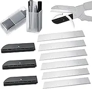 Feekoon 6 Pcs 3-7/8 Replacement Blades & 3 Anvils, Cutting Tool Compatible with Craftsman 401/37251/37301/40178, Compatible with Ronan 401