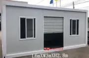 6X3 Roll door container Home Cabin shop Shed Modular House storeroom houselet