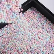 Gadpiparty 1 Foam Beads Micro Mini Balls for Bean Bags, Crafts, Vase Filling - Tiny Colored Balls in Box