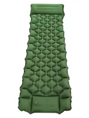 Topargee Self Inflatable Mattress with Pillow, Green