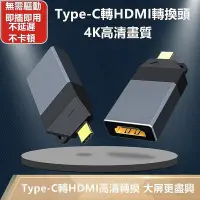 在飛比找Yahoo!奇摩拍賣優惠-熱銷 Type-C 轉 HDMI 4K 高清 轉接頭 蘋果 