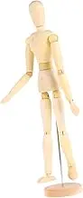 DOITOOL 1Pc Wooden Movable Joint Puppet Ornament Articulated Doll Model for Sketching Drawing Decoration for Artists Creative Projects