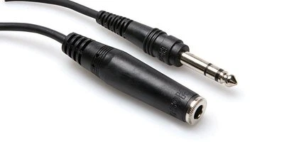 Hosa HPE-310 1/4 inch TRS to 1/4 inch TRS Headphone Extension Cable, 10 feet