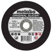 Metabo Slicer Cut Off Wheel 5 X .040 Box Of 50