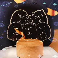 在飛比找蝦皮購物優惠-《台灣現貨》3D立體小夜燈.氣氛燈 角落生物 白熊 企鵝 炸