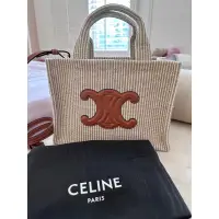 在飛比找蝦皮購物優惠-全新法國精品Celine 2023 小號帆布包側背斜背手提包