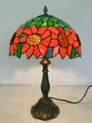 Tiffany Flower Classic Stained Glass Table Lamp Bedside Lamp Leadlight