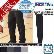 Russell Athletic Men Dri Power Open-Bottom Pocket Sweatpants Up To 3XL 596HBM
