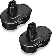 [orstaimer] 2Packs 4.5Ah Ni-MH Battery Replacement for Dewalt 18 Volt Battery XRP DE9096 DE9098 DW9095 DW9096 DW9098 DE9503 DC9099 dc9098 DE9039 DE9095 Compatible with 18V Cordless Power Tools