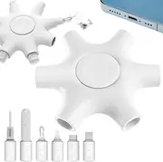 Cell Phone Cleaning Kit | Phone Charging Port Speaker Cleaner Tools | Travel Size Electronics Manual Accessories Multi-Purpose for Home, Business, Dorm, School