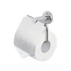 Brushed Finish Elle Stainless Steel Toilet Roll Holder with Flap