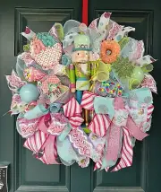 Candyland Wreath, nutcracker wreath, candyland decor Decor, nutcracker decor