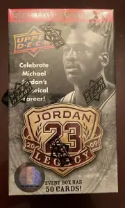 2009/10 UD Michael Jordan LEGACY Factory Sealed Box -Look for $10,000 1/1 AUTOS!