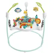 Fisher-Price Jumping Jungle Jumperoo Baby Play Activity Fun Lights music sound