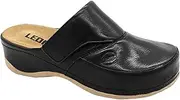 [LEON] 2019 Comfort Shoes Leather Shoes Mules Slippers Clog Women