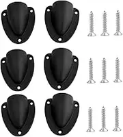 Yakamoz 6Pcs Marine Wire Cable Vent Cover, Nylon Wire Cable Hole Clamshell Vent with Mounting Screws for Marine Boat