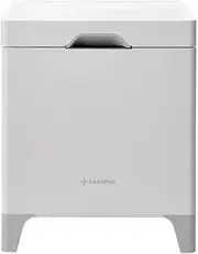Carepod Cube X50 Stainless Steel Ultrasonic Hybrid Cool and Warm Mist Humidifier, Whisper-Quiet Easy Clean for Large Room 4.2 liters, Only 3 Washable Parts, Diswasher-safe, Auto Shut-off