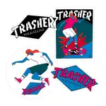 THRASHER X PARRA 4 STICKER PACK 貼紙 車貼 安全帽貼 (4入) 化學原宿