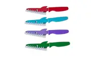 Soffritto Mini Chef 9cm Santoku Knife Shark - Assorted Colour Dispatch