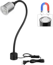 10W Magnetic Machine LED Work Light with Flexible Gooseneck and Magnetic Base, 1