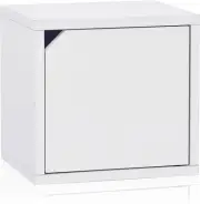Way Basics Closet Organizer and Storage - Modular Connect Door 13.4", White