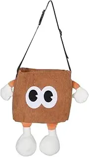 FELTECHELECTR Car Trash Can Truck Accessories Cars Waste Baskets Small Garbage Can Waste Basket Bedroom Backseat Garbage Bin Trash Container for Vehicle Table Top Dustbin Coffee Corduroy