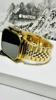 Apple Watch ULTRA 2 49mm GOLD Anodized Titanium Gold 2 Tone Links Band