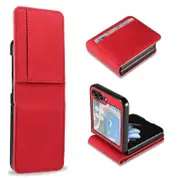 FORWENW Fantasy Series for Samsung Galaxy Z Flip5 5G Case Skin-touch Card Holder Phone Cover