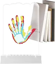 Family Handprint Frame Kit,Family Handprint Craft Frame Light | Acrylic Keepsake Adoption Craft For New Parents, New Mother