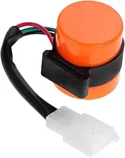 Mobestech Round Flasher Relay for Motorcycles Atvs 3 Pin 12v Turn Signal Indicator Sound Alert