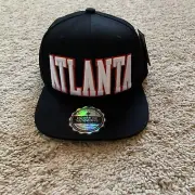 Atlanta Cap Hap Men One Size Fits All Black Baseball NEW