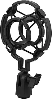 Abaodam 1Pc Shockproof Mic Holder Vibration Mount for Professional Microphones Durable Plastic Design Easy to Adjust and Carry Noise Reduction for Recording and Broadcasting