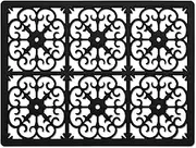 gasaré, Extra Large, Thick, Silicone Trivet for Hot Dishes, Pots, and Pans, Heat Resistant Mat for Countertop, Hot Pad for Kitchen, Easy to Clean, 16 x 12 x 3/8 Inches, Black