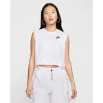 NIKE AS W NSW CLUB CRP SL TEE 女休閒背心-白-FV5506100