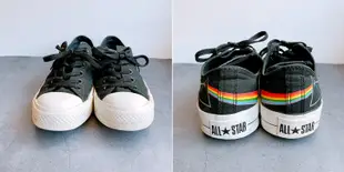 平常小姐┋2手┋ALL STAR【Converse】絕版 限量聯名 Pink Floyd 低筒帆布鞋 25.5cm