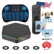 6K 3D Android TV Box with Dual WiFi and Bluetooth 5.0 for Ultimate Streaming