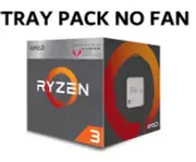 (Clamshell Or Installed On MBs) AMD Ryzen 3 3100 'TRAY', 4 Cores AM4 CPU, 3.6GHz