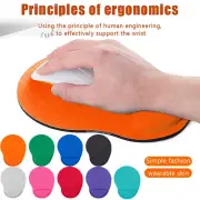 Ergonomic Office Mousepad With Gel Wrist Support Desktop Mouse Pad Wrist Rest