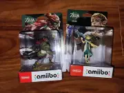 The Legend of Zelda Tears of the Kingdom Zelda and Ganondorf Amiibo IN HAND