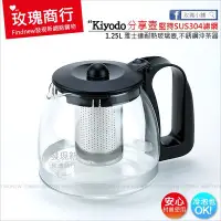 在飛比找Yahoo!奇摩拍賣優惠-【玫瑰商行】Kiyodo分享壺(1.25L雅士達玻璃壺)。百