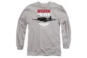 Top Gun Unisex Adult Born To Fly T-Shirt (Sport Heather) - UTTV10821
