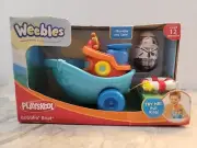 Playskool Weebles Bobblin' Boat Pull String Ring With Sailor NIB 2010 A26