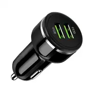 18W Dual QC3.0 USB Fast Car Charger With LED Light For Oneplus 5t 6 Xiaomi 6 Mix 2s S9+
